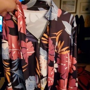 Long sleeve thin material dress